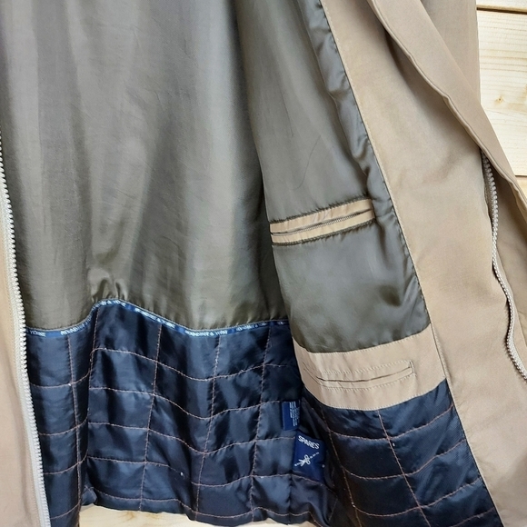 Roundtree & YORKE Outdoors men's jacket bomber coat size Large lightweight - Picture 11 of 15